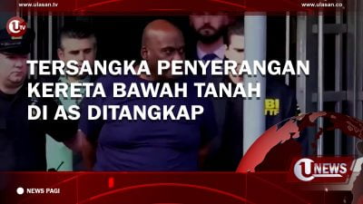 [Video] Tersangka Penyerangan Kereta Bawah Tanah di AS Ditangkap