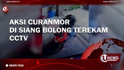 [Video] Aksi Curanmor di Siang Bolong Terekam CCTV