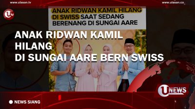 [Video] Anak Ridwan Kamil Hilang di Sungai Aare Bern Swiss