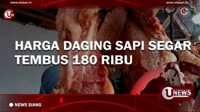 [Video] Harga Daging Sapi Segar Tembus 180 Ribu