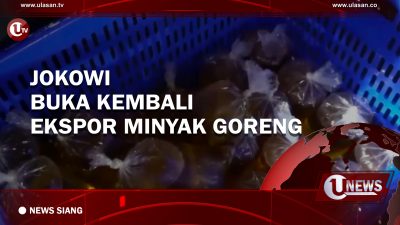 [Video] Jokowi Buka Kembali Ekspor Minyak Goreng