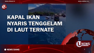 [Video] Kapal Ikan Nyaris Tenggelam Di Laut Ternate