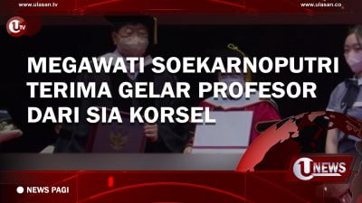[Video] Megawati Soekarnoputri Terima Gelar Profesor dari SIA Korsel