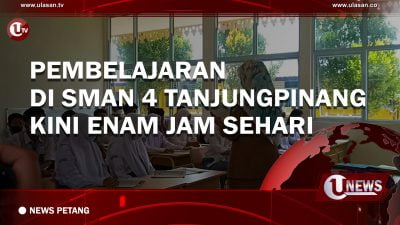 [Video] Pembelajaran di SMAN 4 Tanjungpinang Kini Enam Jam Sehari