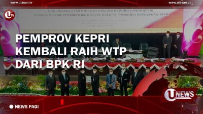 [Video] Pemprov Kepri Kembali Raih WTP dari BPK RI