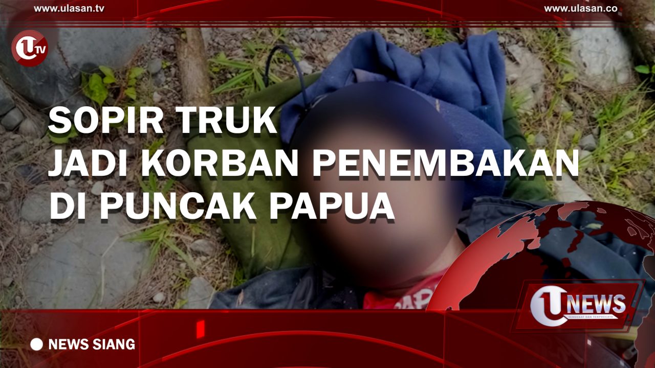 [Video] Sopir Truk Jadi Korban Penembakan di Puncak Papua