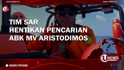 [Video] Tim SAR Hentikan Pencarian ABK MV Aristodimos