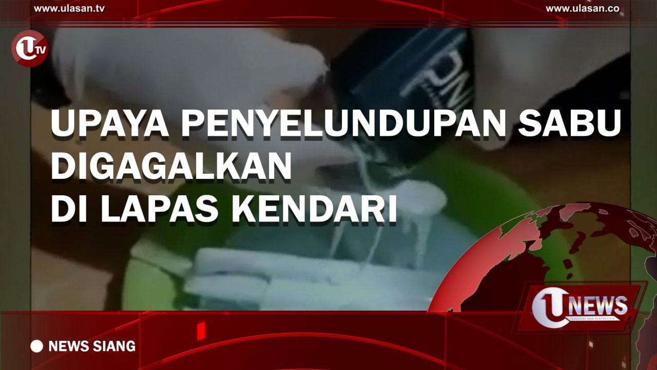 [Video] Upaya Penyelundupan Sabu Digagalkan di Lapas Kendari