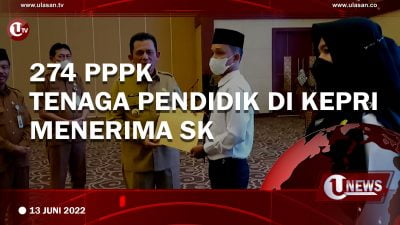 [Video]274 PPPK Tenaga Pendidik Di Kepri Menerima SK