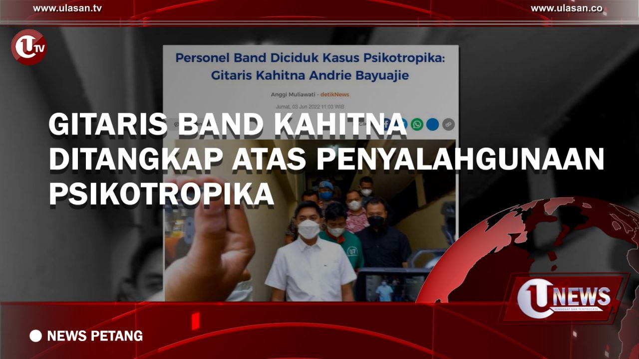 [Video] Gitaris Band Kahitna Ditangkap Atas Penyalahgunaan Psikotropika