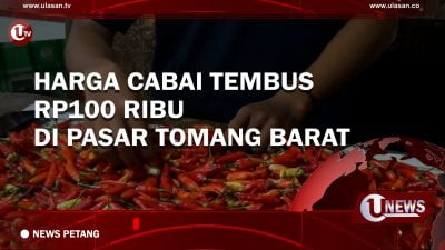 [Video] Harga Cabai Tembus Rp100 Ribu Di Pasar Tomang Barat