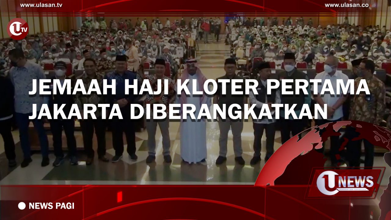 [Video] Jemaah Haji Kloter Pertama Jakarta Diberangkatkan