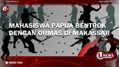 [Video]Mahasiswa Papua Bentrok Dengan Ormas Di Makassar