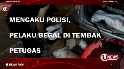 [Video] Mengaku Polisi, Pelaku Begal Di Tembak Petugas