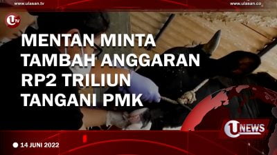 [Video]Mentan Minta Tambah Anggaran Rp2 Triliun Tangani PMK