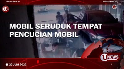 [Video] Mobil Seruduk Tempat Pencucian Mobil
