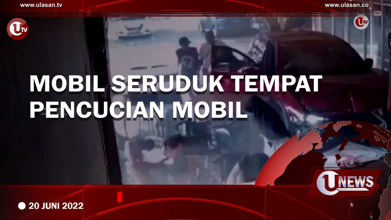 [Video] Mobil Seruduk Tempat Pencucian Mobil
