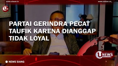 [Video]Partai Gerindra Pecat M Taufik Karena Dianggap Tidak Loyal