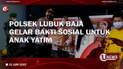 [Video]Polsek Lubuk Baja Gelar Bakti Sosial Untuk Anak Yatim