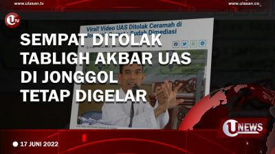 [Video] Sempat Ditolak, Tabligh Akbar UAS di Jonggol Tetap Digelar