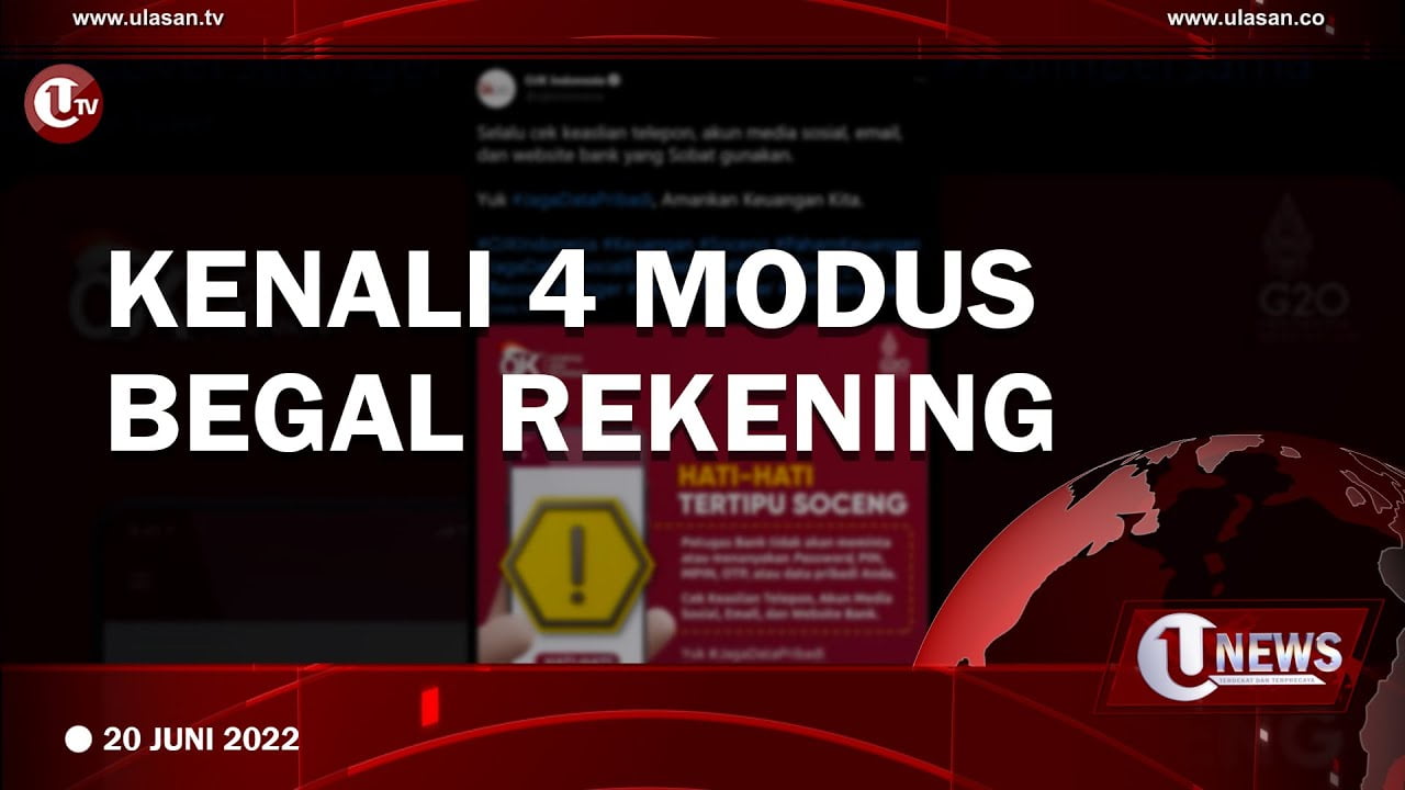 [Video] Waspada Modus Begal Rekening