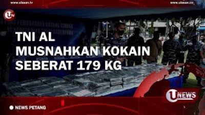 [Video] TNI AL Musnahkan Kokain Seberat 179 KG