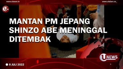 [Video] Mantan PM Jepang Shinzo Abe Meninggal Ditembak