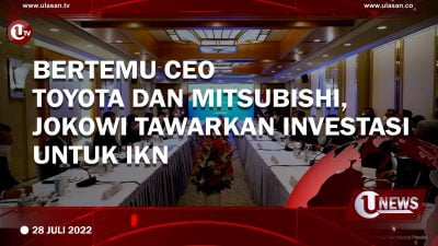 [Video] Bertemu CEO Toyota dan Mitsubishi, Jokowi Tawarkan Investasi Untuk IKN