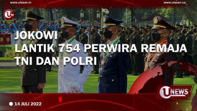 [Video]Jokowi Lantik 754 Perwira Remaja TNI Dan Polri