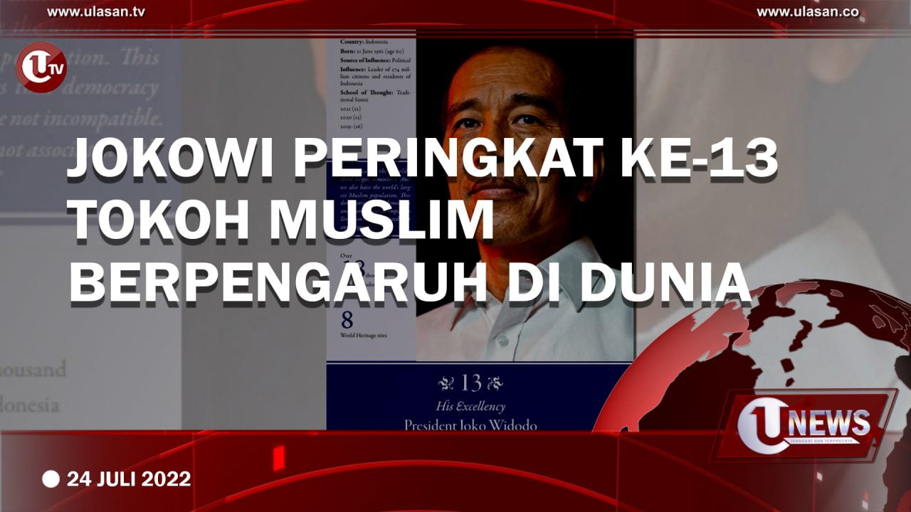 Jokowi Peringkat Ke-13 Tokoh Muslim Berpengaruh di Dunia