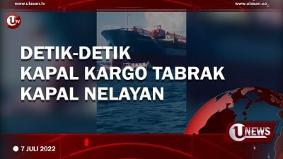 [Video]Kapal Kargo Tabrak Perahu Nelayan