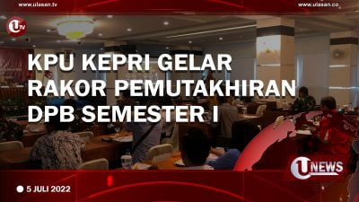 [Video] KPU Kepri Gelar Rakor Pemutakhiran DPB Semester I