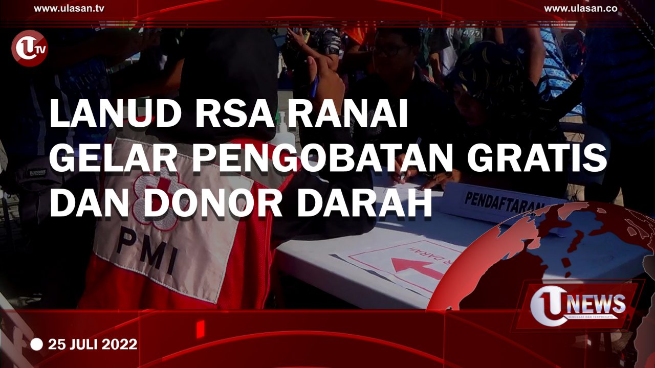 Lanud RSA Ranai Gelar Pengobatan Gratis dan Donor Darah