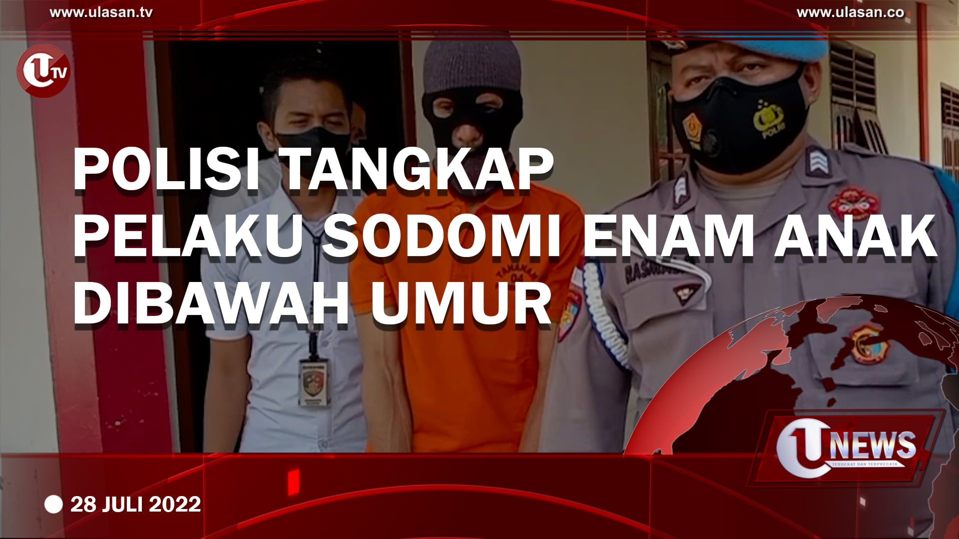 Pelaku Kekerasan Seksual Terhadap Enam Anak Dibawah Umur Ditangkap