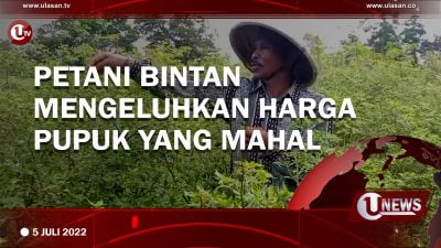 [Video]Petani Bintan Mengeluh Harga Pupuk Mahal