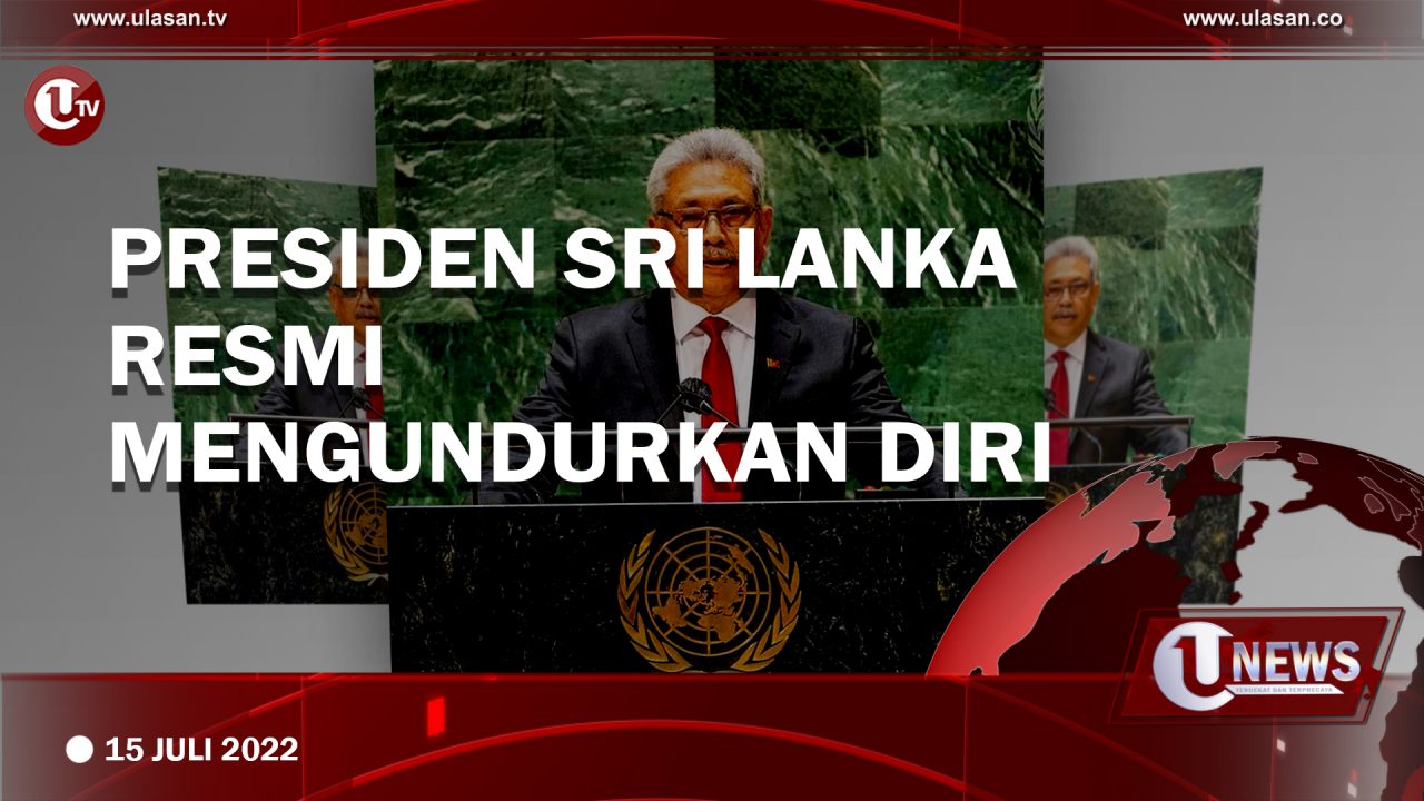 [Video] Presiden Sri Lanka Resmi Mengundurkan Diri