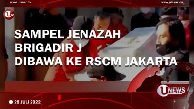 [Video] Sampel Jenazah Brigadir J Dibawa ke RSCM Jakarta