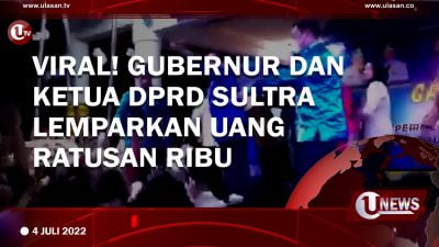 [Video] Viral! Gubernur Dan Ketua DPRD Sultra Hamburkan Uang