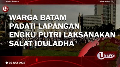 [Video]Warga Batam Padati Lapangan Engku Putri Untuk Salat Iduladha
