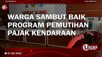 [Video] Warga Sambut Baik Program Pemutihan Pajak Kendaraan