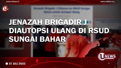 [Video] Jenazah Brigadir J Diautopsi Ulang di RSUD Sungai Bahar