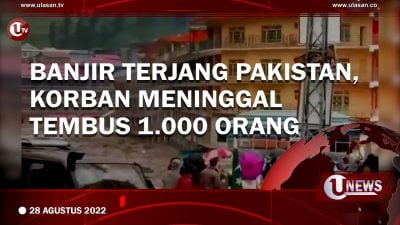 [Video] Banjir Terjang Pakistan, Korban Meninggal Tembus 1.000 Orang