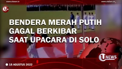 [Video] Bendera Merah Putih Gagal Berkibar Saat Upacara di Solo