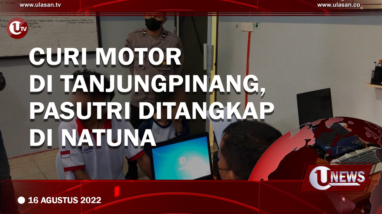 Curi Motor di Tanjungpinang, Pasutri ini Ditangkap di Natuna