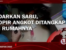 [Video] – Edarkan Sabu, Sopir Angkot Ditangkap Di Rumahnya