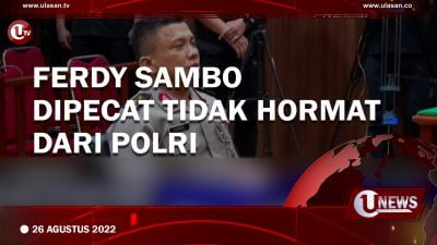 [Video] Ferdy Sambo Dipecat Tidak Hormat Dari Polri