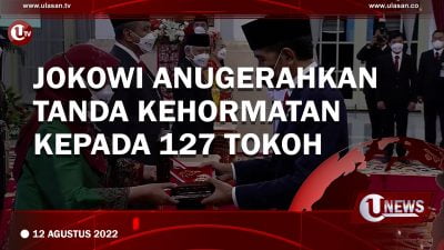 [Video]  Jokowi Anugerahkan Tanda Kehormatan Kepada 127 Tokoh