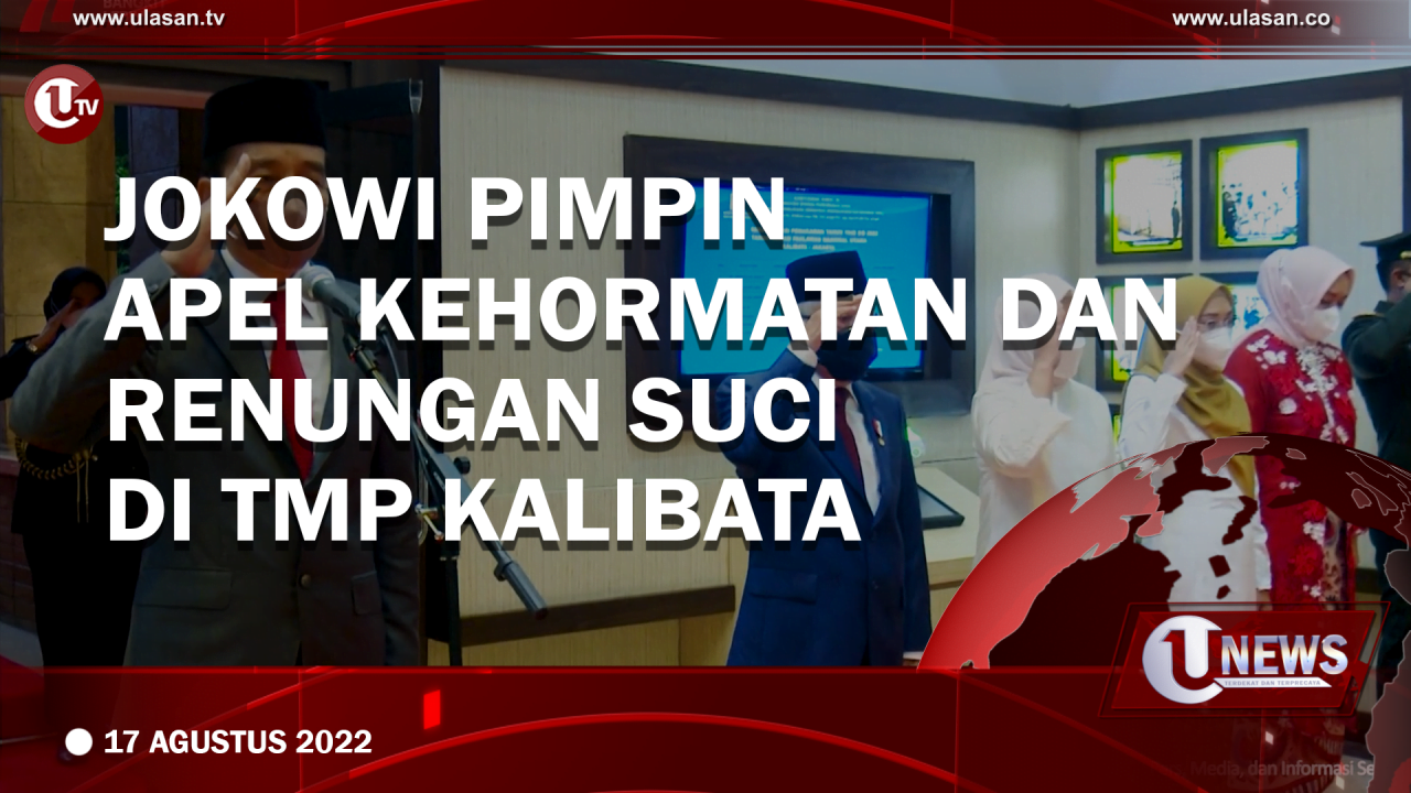 Jokowi Pimpin Apel Kehormatan dan Renungan Suci di TMP Kalibata