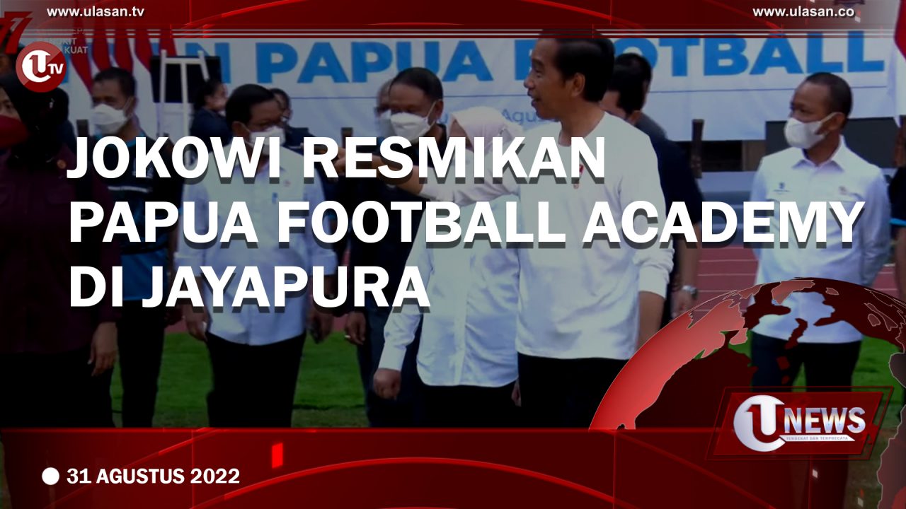 [Video] Jokowi Resmikan Papua Football Academy di Jayapura