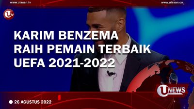 [Video] Karim Benzema Raih Pemain Terbaik UEFA 2021-2022